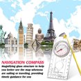 thumbnail image 5 of Navigation Compass Boy Scout Compass Orienteering Compass Lightweight Hiking Com, 5 of 5