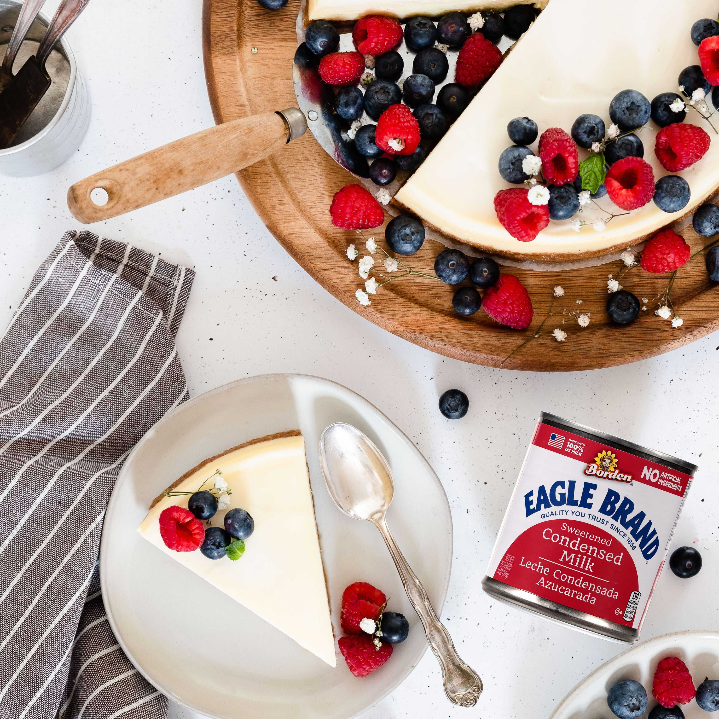 Eagle Brand Sweetened Condensed Milk, 100% US Milk, Gluten Free, 14 oz Can