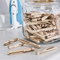 thumbnail image 4 of Honey-Can-Do Round Wooden Clothespins, 100 Pack, 4 of 4