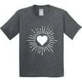 thumbnail image 3 of Inktastic Heart Valentine Day Girls Youth T-Shirt, 3 of 5