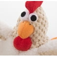 thumbnail image 3 of goDog Checkers Fat Rooster with Chew Guard Technology for Tough Chewers - White, Small, 3 of 11