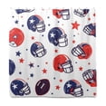 thumbnail image 2 of Yayeee Shower Curtain with Hooks 72"x72" Waterproof Fabric Bathroom Hanging Decor, Star Spangled Helmets, 2 of 5