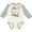 Natural and Heather, variant on Inktastic Mimi's You Say Alpaca My Bags Boys or Girls Long Sleeve Baby Bodysuit