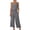 Light Ashy, variant on Women's 2 Piece Cotton Linen Set, Sleeveless Square Neck Tank Top and Elastic Waist Wide Leg Pants with Pockets, Matching Lounge Set, Summer Casual and Vacation Outfit-Beige