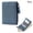 Denim Blue, variant on Women Ultra-Thin Short Wallet Top Grain Leather RFID Blocking Zipper Coin Purse, Red