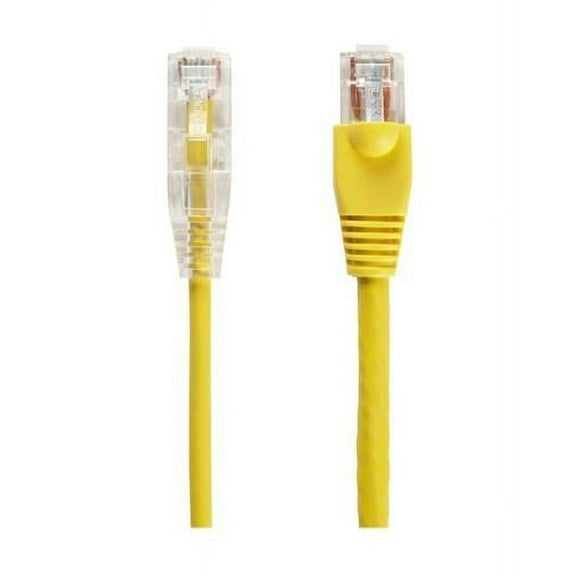 7 ft. Unshielded 500 MHz PVC Stranded Ethernet Patch Cable Snagless Boot, Yellow