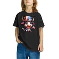 thumbnail image 2 of FamilyThread Kids America Flag 4th of July Shirt Toddler Kids Boys Girls Patriotic USA Shirt, Red White and Blue Tee Top, 2 of 4