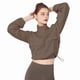 thumbnail image 3 of Chaqueta Deportiva con Cremallera para Mujer, Cuello Alto, Resistente Al Viento, Protección Solar, para Hacer Ejercicio Al Aire Libre. Color Castaño XL, 3 of 8
