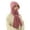 Pink, variant on Joernso Winter Warm Hat with Scarf Solid Color Friendly to Skin Windproof Thickened Ear Outdoor Beanie Hat for Women