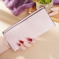 thumbnail image 3 of Slim Thin Leather Women Wallet RFID Blocking Credit Card Holder Bifold Long Ladies Billfold, 3 of 5