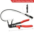 thumbnail image 3 of 3Pcs Hose Clamp Pliers,Remover Kit with Long Reach Wire Spring Hose Clamp Pliers, 3 of 6