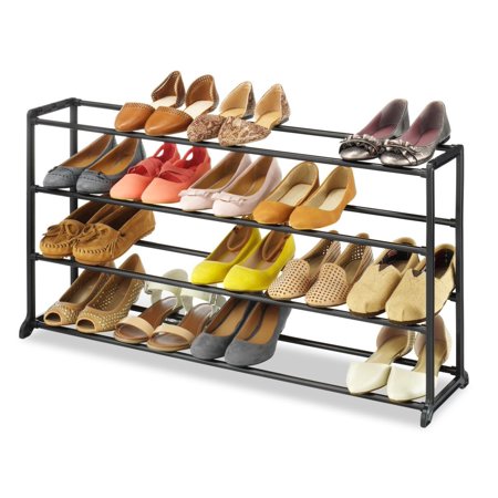 Whitmor 20 Pair 4 Tier Shoe Tower Rack Organizer Space ...