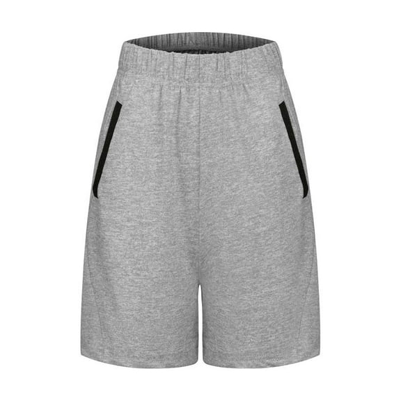 HWRETIE Woman Pants Clearance,Fashion Sport Yoga Pants Solid Mid Cotton High Waist Active Pockets Solid Shorts Purple 8-10(M)