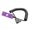 Purple, variant on 1/4" Screw D-tap 1-port to 4-port Hub Splitter Cable for Camera Video Transmitter Elastic Spring Coiled Power Cord Line
