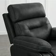 thumbnail image 6 of Spruce & SpringManual Rocker Recliner with Three Positions for Living Room, Black, 6 of 11