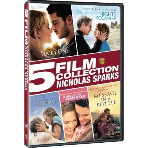Nicholas Sparks 5 Film Collection The Lucky One Nights In Rodanthe The Notebook A Walk To Remember Message In A Bottle Dvd Digital Copy Walmart Exclusive Walmart Com Walmart Com