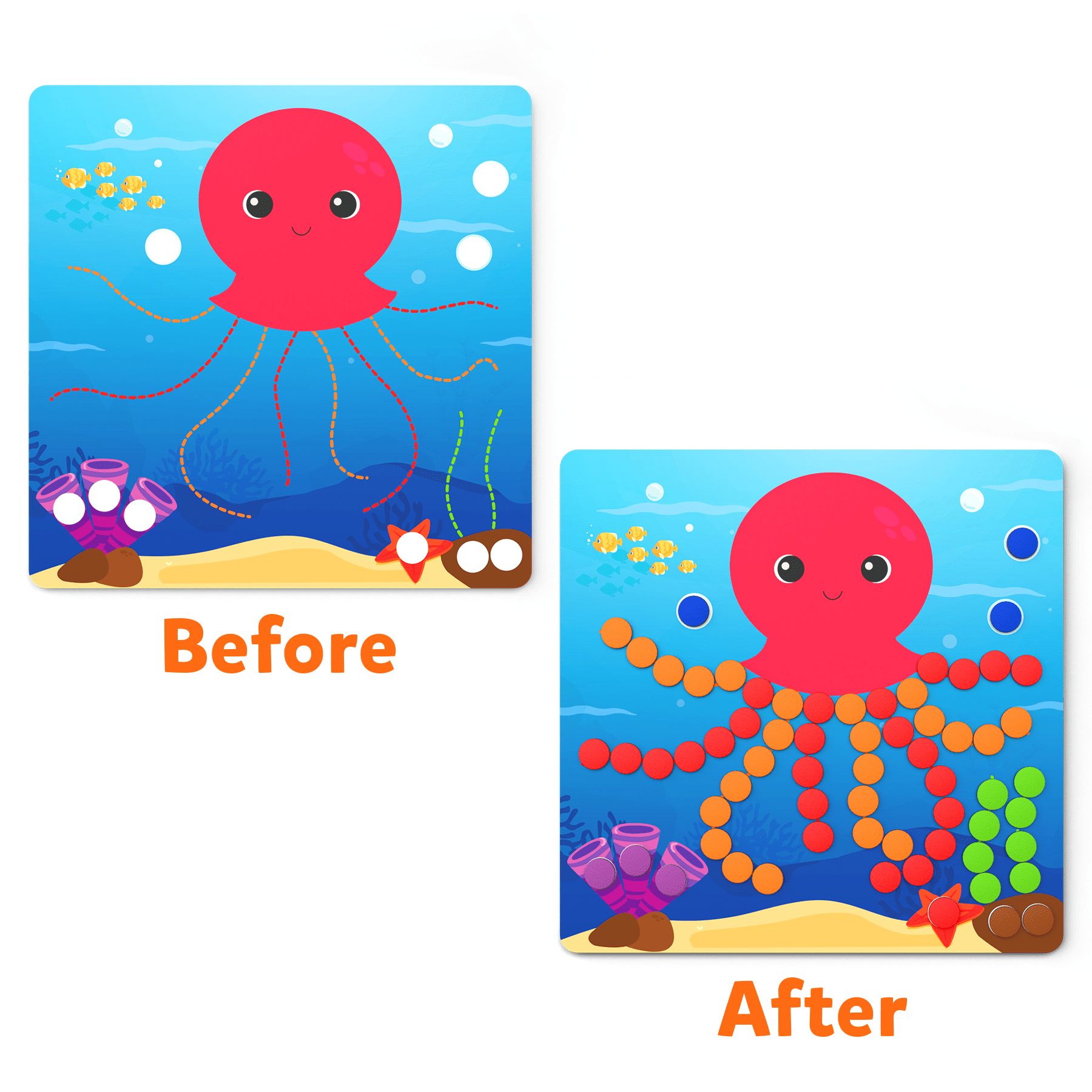Skillmatics Art Activity - Dot It with Magnets Animals, No Mess Repeatable Art for Kids Ages 4-7