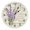 E91, variant on Purple Lavender Flower Vintage Decorative Round Wall Clock Custom Design Non Ticking Silent Bedrooms Large Wall Clock(14 Inch)