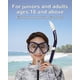 thumbnail image 2 of Reef Tourer Máscara y Snorkel X-Plore de 2 Ventanas para Adultos, Azul Cobalto, 2 of 6
