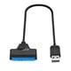 thumbnail image 2 of Convertidor de cable DQrwqpou adaptador USB 2.0 a SATA 22 pines para HDD SSD 2.5 pulgadas, 2 of 8
