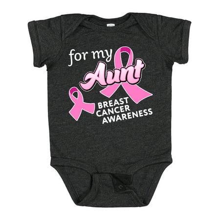 

Inktastic For My Aunt Breast Cancer Awareness Boys or Girls Baby Bodysuit