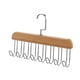 thumbnail image 1 of Camisola colgador de ropa, organizador de sujetador, 8 ganchos, soporte de almacenamiento de ropa para armario, colgador de bufanda, cinturón para madera Sunnimix Percha de ropa, 1 of 8