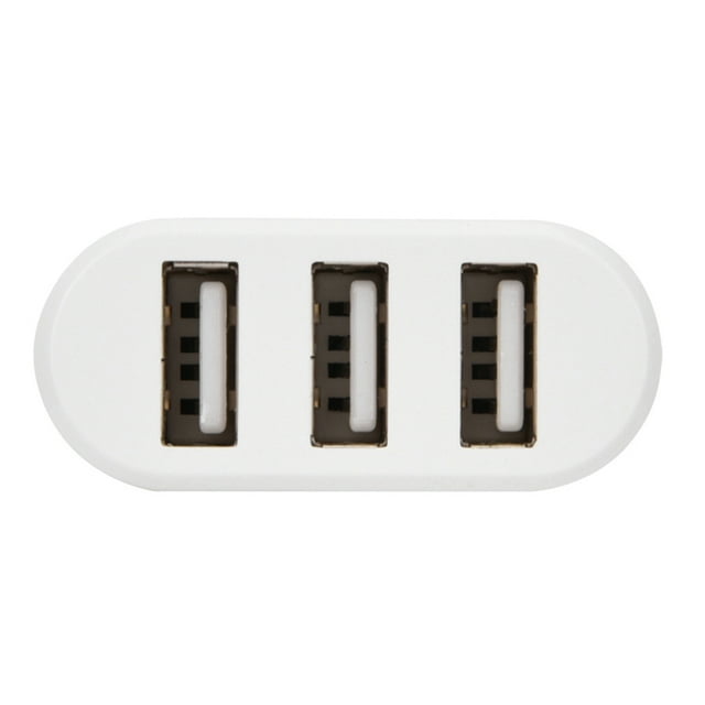 Ports de Concentrateurs USB USB 2.0 Mini Répartiteur Rotatif Adaptateur Concentrateur Design Mince Rétrocompatible 3 Ports Noir Blanc