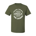 thumbnail image 2 of Wild Bobby, Uncle Man Myth Legend Funny Dad Uncle Papa Granpa Dad Gift, Father's Day, Men Graphic Tee, Military Green, XX-Large, 2 of 4