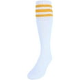 thumbnail image 1 of CTM® Striped Top Ribbed Tube Socks (4 Pair Pack), 1 of 2