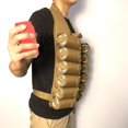 thumbnail image 1 of Accesorio para chaleco de bebida, soporte portátil para bebidas, lata de cerveza, guardabotellas para senderismo, deportes, escalada, hombres marrón Cola chaleco para beber cerveza, 1 of 7