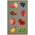 thumbnail image 4 of SAFAVIEH Chelsea Brittania Fruit Lovers Wool Area Rug, Stone, 7'9" x 9'9", 4 of 10