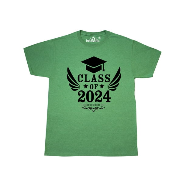 INKtastic Class of 2024 with Graduation Cap and Wings TShirt