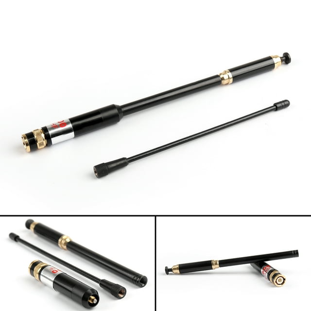 5Pcs AL-800 High Gain Dual Band Extendable Antenna BNC For Icom Yaesu Radio