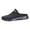 Black, variant on Knitted Mesh Clogs for Men Lightweight Slip on Walking Shoes Thick Soft Sole Backless Loafers Closed Toe Slides White Size 9