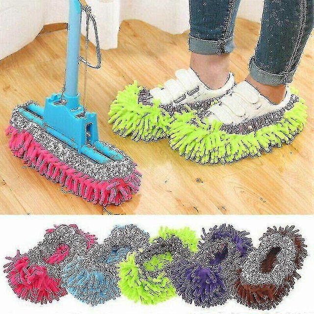 Limpiador de pisos para zapatos, mopa, pulidor, funda para pantuflas, limpieza de pies