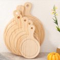 thumbnail image 2 of Round Wooden Pizza Board Pizza Baking Tray Platter Pizza Cake Bakeware Tools with Handle;Wooden Pizza Board Pizza Baking Tray Platter Pizza Cake Bakeware Tools, 2 of 8