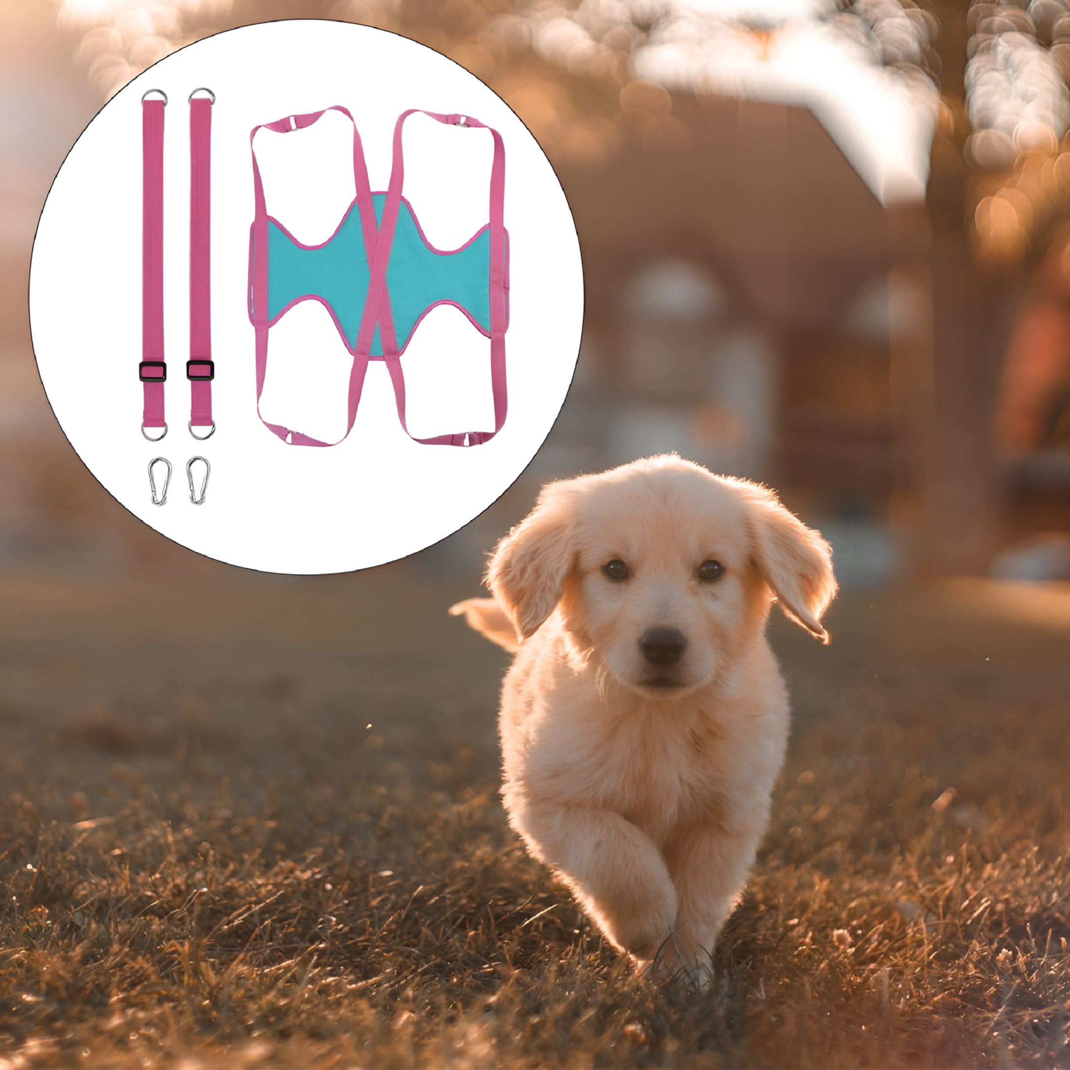 BESTSKY Cat and Dog Hammock Helper Durable Dog Holder Restraint Bag Pet Grooming Hammock Harness for Trimming Washing Bathing Grooming Nail Clipping