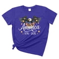 thumbnail image 6 of idosla 250 Anniversary USA Shirt Women's Retro Statue of Liberty 250Th T-Shirt Casual Flag Patriotic Shirt (Blue, XXL), 6 of 8