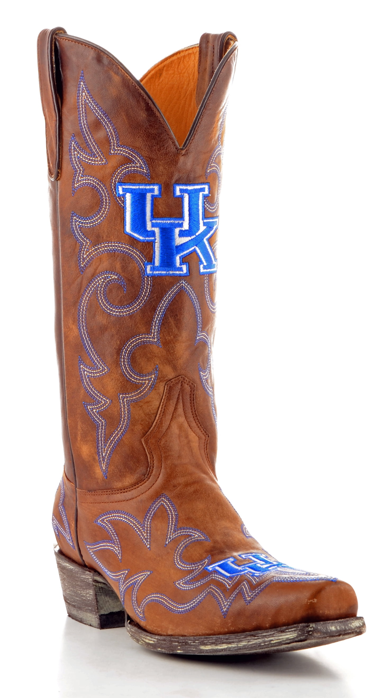 Gameday Boots Mens Leather Kentucky Cowboy Boots by GameDay Boots