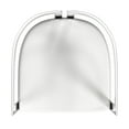 thumbnail image 5 of Butler Specialty Company Clarence Faux Leather 28" Barstool - Nickel Plated, 5 of 6