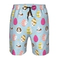 thumbnail image 4 of Kdxio Happy Easter Pattern Mens Casual Shorts - Drawstring Summer Beach Sports Shorts for Men, 4 of 9