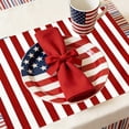thumbnail image 6 of SLYNSHome Memorial Day Placemat,Patriotic Place Mats 4th of July Veterans Table Mats Independence Day Holiday Table Placemats for Indoor Outdoor Party Dining, 6 of 6
