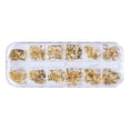 thumbnail image 1 of Soidarity Mujeres Nail Art Studs Niñas Manicura Artesanía Decoración Salón de moda Uña Belleza Decorativa 12 Rejillas Metal con caja Juegos de manicura Tipo 1 Soidarity CE014324-01, 1 of 6
