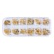 thumbnail image 1 of Soidarity Mujeres Nail Art Studs Niñas Manicura Artesanía Decoración Salón de moda Uña Belleza Decorativa 12 Rejillas Metal con caja Juegos de manicura Tipo 1 Soidarity CE014324-01, 1 of 6