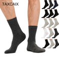 thumbnail image 2 of 3 par/lote de nuevos calcetines de algodón para hombre, nuevos estilos, calcetines negros de negocios para hombre, calcetines suaves transpirables de otoño y primavera para hombre, blanco, talla grande Tan Jianjun unisex, 2 of 2