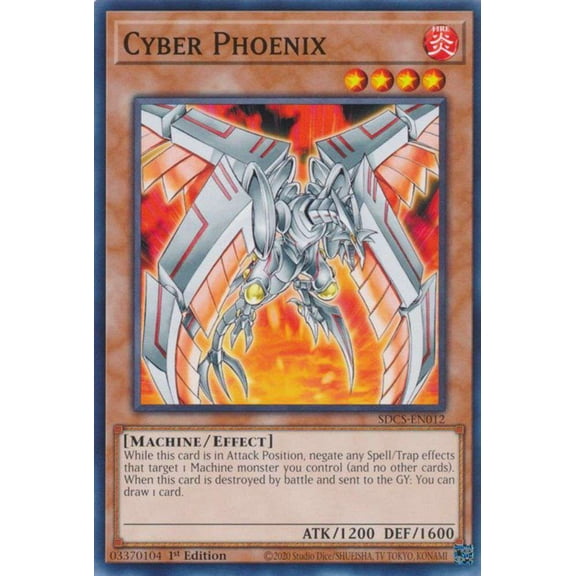 YuGiOh Structure Deck: Cyber Strike Common Cyber Phoenix SDCS-EN012