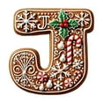 thumbnail image 4 of Lwlmwt Gingerbread Alphabet Ornaments for Christmas,10cm Christmas 26-letter Pendant,A to Z Christmas Letters,Mini Monogram Hanging Decorations for Party Gifts DIY Decor, 4 of 5