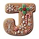 thumbnail image 2 of Seyotauo 26 Gingerbread Alphabet Letter Ornaments, Christmas A to Z Letters - Xmas Tree Hanging Ornaments for DIY Crafts, 2 of 3