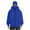 A001 Blue, variant on Mens Hoodies with Face Mask Casual Long Sleeve Zip Up Ski Mask Jacket Double Hooded Sweatshirt Solid Color Windproofs Athletic Coat with Pockets