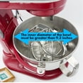 thumbnail image 4 of Batidor plano de repuesto QaP para KitchenAid 5 Plus/6 Qt, 4 of 9